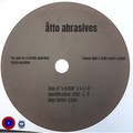 Atto Abrasives Rubber-Bonded Non-Reinforced Cut-off Wheels 8"x 0.020"x 1-1/4" 3W200-050-PT